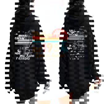 Est Vintage 1954 70Th Birthday 70 Years Old Women Oversized Hoodie Back Print - Seseable