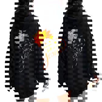 Are You Fall-O-Ween Jesus Christian Women Oversized Hoodie Back Print - Monsterry