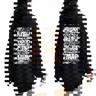 My Favorite Season Is The Fall Of The Patriarchy Autumn Women Oversized Hoodie Back Print | Mazezy