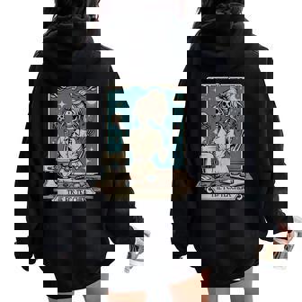 Fcs Teacher Skeleton Halloween Family And Consumer Science Women Oversized Hoodie Back Print - Monsterry