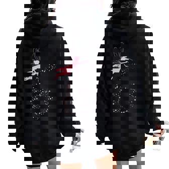 Fées Pour 6E Anniversaire Pour Filles Sur Le Thème Des Contes De Fées De 6 Ans Sweat à capuche oversize pour femme avec imprimé dans le dos - Cadeauxyz