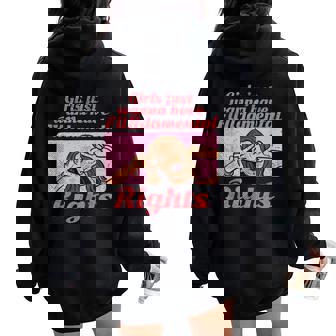 Feminista Divertida Feminista Empoderamiento De Las Es Feminismo Women Oversized Hoodie Back Print - Regaloses