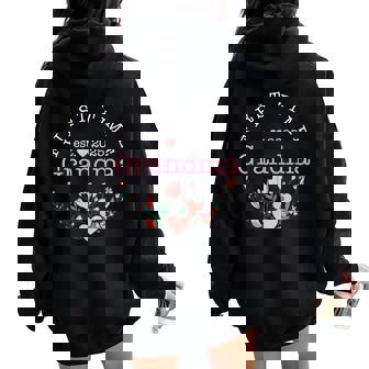 First Time Grandma Est 2025 For New Grandmother Women Oversized Hoodie Back Print - Thegiftio