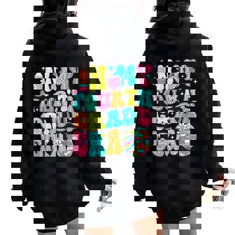 In My Fourth Grade Era 4Th Grade Girl Teacher Back To School Women Oversized Hoodie Back Print | Mazezy