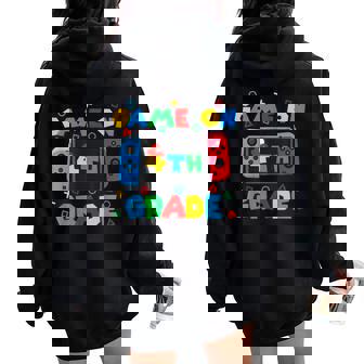 Fourth Grade Game On 4Th Grade Video Games Boys Gamer Women Oversized Hoodie Back Print - Thegiftio UK