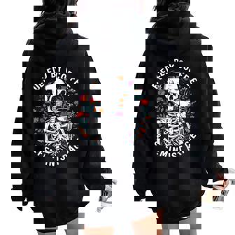 Fueled By Coffee & Feminist Rage Lovers Feminism Women Oversized Hoodie Back Print | Seseable UK