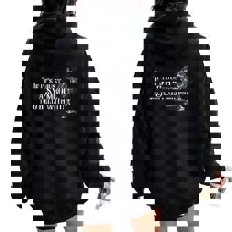 Christian If It's A Symbol To Hell With It Family Women Oversized Hoodie Back Print - Thegiftio UK