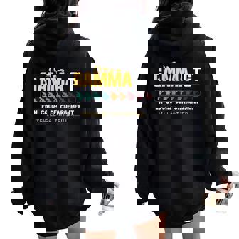 Gamma Gt En Cours Humour Alcoolique Apéro Drôle Alcool Sweat à capuche oversize pour femme avec imprimé dans le dos - Cadeauxyz