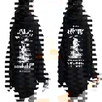 Gastroenterology Nurse Halloween Endo Nurse Ghost Endoscopy Women Oversized Hoodie Back Print | Mazezy