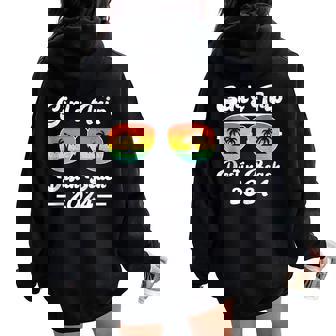Girls Trip 2024 Summer Sunglass Florida Destin Beach Women Oversized Hoodie Back Print - Thegiftio