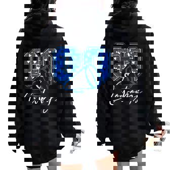 Go Cheer Cowboys For Men Women Girls Women Oversized Hoodie Back Print - Monsterry