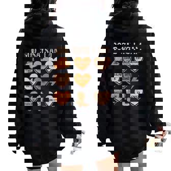 God Say I Am Conversation Heart Rodeo Western Christian Women Oversized Hoodie Back Print - Monsterry