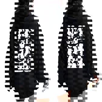 In My Golf Mom Era Golf Mom Women Oversized Hoodie Back Print | Seseable UK