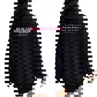 Good Girls Swallow Fight Eating Disorders Women Oversized Hoodie Back Print - Thegiftio