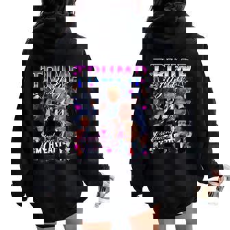 Guilty Of Stealing My Heart Pink Trump 34 Counts Of Sexy Women Oversized Hoodie Back Print - Monsterry