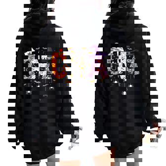 Halloween Nurse Spooky Cna Halloween Crew Nurse Women Oversized Hoodie Back Print | Seseable CA