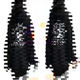 Halloween Histology Crew Cytology Pathology Lab Tech Teacher Women Oversized Hoodie Back Print - Thegiftio UK
