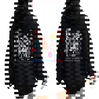 Harris Waltz 2024 Control Guns Not Girls Women Oversized Hoodie Back Print - Thegiftio