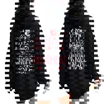 Hecha En Noviembre 1972 Regalo 52 Años Cumpleaños Women Oversized Hoodie Back Print - Regaloses