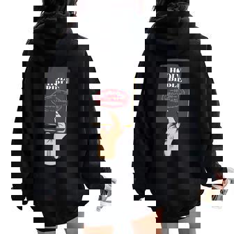 Holy Bible God's Word Is Non-Negotiable Christian Faith Women Oversized Hoodie Back Print - Monsterry