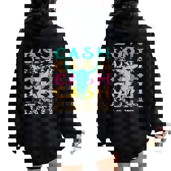 Howdy Cash Wild West 90S Personalized Cash Country Outlaw Women Oversized Hoodie Back Print - Monsterry