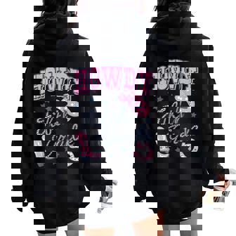 Howdy Fifth Grade Retro Western Cowgirl Rodeo Teacher Women Oversized Hoodie Back Print - Thegiftio UK