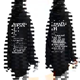 Huntsville Girl Al Alabama City Home Roots Women Oversized Hoodie Back Print - Monsterry