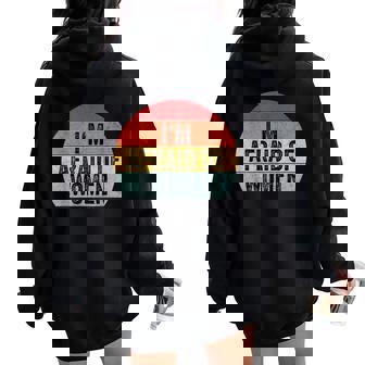 I'm Afraid Of Divertido Iniciador De Conversación Con Texto En Inglés I'm Afraid Of Women Women Oversized Hoodie Back Print - Regaloses
