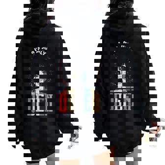 I'm A July Queen Natural Afro Hair Birthday Black Women Women Oversized Hoodie Back Print - Monsterry