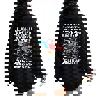 I'm Ready To Crush 2Nd Grade First Day Of Second Grade Boys Women Oversized Hoodie Back Print - Thegiftio