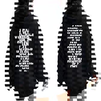 I'm Very Vulnerable Right Now Goth Girls Humor Quote Women Oversized Hoodie Back Print - Thegiftio