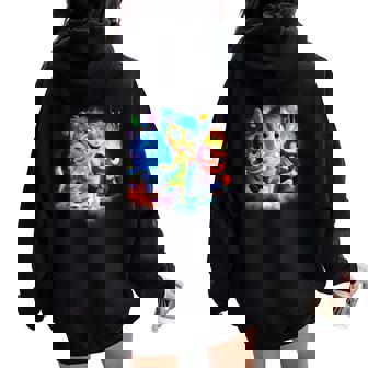 Inside Out 2 Regalo Para Marido Esposa Amigo Pareja Niño Women Oversized Hoodie Back Print - Regaloses