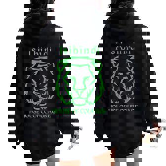 Isibindi House Of Courage House Rca School Teacher Student Women Oversized Hoodie Back Print - Thegiftio UK
