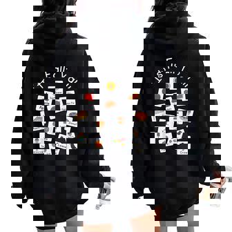 It's Fall Y'al Speech Therapy Slp Teacher Appreciation Women Oversized Hoodie Back Print - Thegiftio