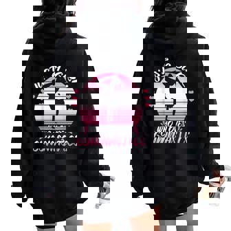 Just A Girl Who Loves Gymnastics Meet Gymnastics Practice Women Oversized Hoodie Back Print - Monsterry