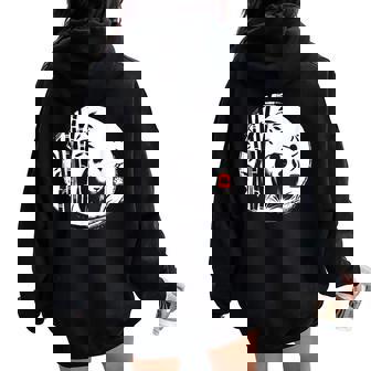 Kawaii Panda Ink Japanese Streetwear Novelty Panda Women Oversized Hoodie Back Print - Thegiftio