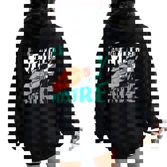 Le Meilleur Peintre Artiste Peinture Homme Cadeau Women Oversized Hoodie Back Print - Cadeauxyz