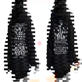 Leonid Name Its A Leonid Thing You Wouldn't Understand Women Oversized Hoodie Back Print | Seseable UK