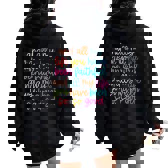 And All My Life You Have Been Faithful Bright Women Oversized Hoodie Back Print - Thegiftio UK