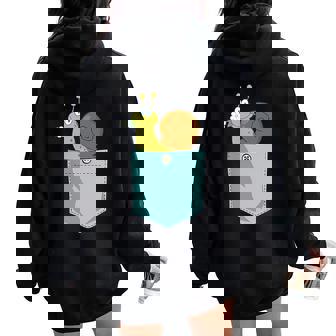 Lumaca Camicia Lumaca Per Bambini Camicia Lumaca Per Le Donne Felpa con cappuccio oversize da donna con stampa posteriore - Novitaregali