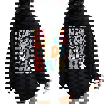Lunch Lady Era Groovy Retro Cafeteria Lunch Ladies Women Oversized Hoodie Back Print - Thegiftio UK