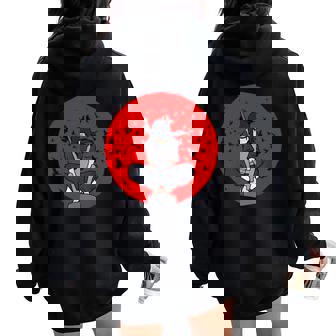 Makaya Anime Manga Japon Culture Pays Homme Cadeau Women Oversized Hoodie Back Print - Cadeauxyz