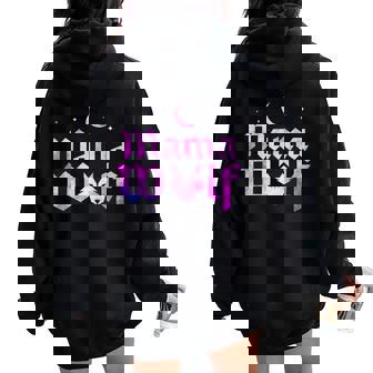 Mama Wolf Wolves Wild Lover Mom Mother Women Oversized Hoodie Back Print - Monsterry