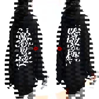 Mas Amor Por Favor Pour S Espagnol Latina Amour Sweat à capuche oversize pour femme avec imprimé dans le dos - Cadeauxyz