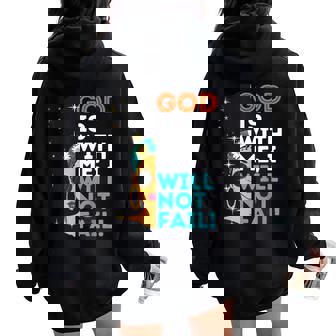Melanin Black Christian Bible Scripture Psalm 44 Women Oversized Hoodie Back Print - Monsterry