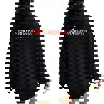 Movie Night Party Grandma Movie Theme Birthday Party Women Oversized Hoodie Back Print - Monsterry
