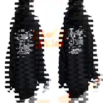 Nurse Fall I Love Fall Prevention Fall Physical Therapy Women Oversized Hoodie Back Print | Mazezy