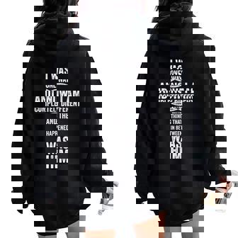 I Was One Way Chosen Completely Different Christian Women Oversized Hoodie Back Print - Thegiftio UK