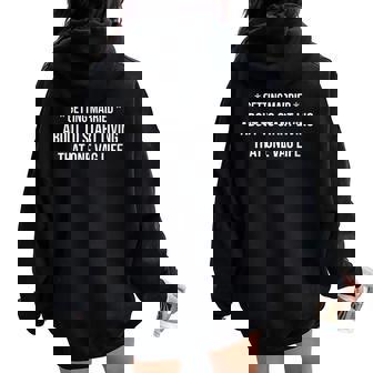 That One Vag Life Prank Bachelor Party Women Oversized Hoodie Back Print - Monsterry
