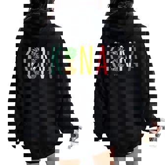 Pineapple Sunglasses Kona Hawaiian Hawaii Men Women Oversized Hoodie Back Print - Monsterry